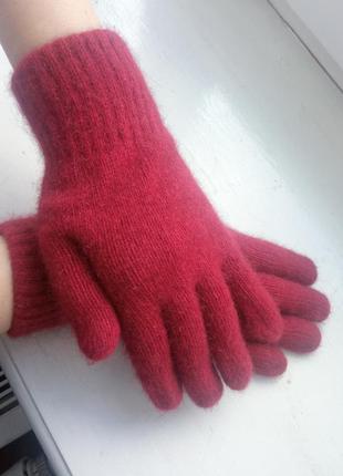 Перчатки рукавицы ангора