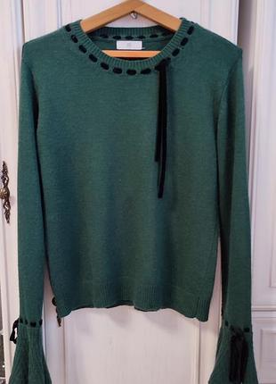 Светр зелений, розмір м, la redoute