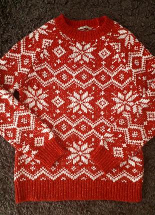 Тепленький нарядний светр1 фото