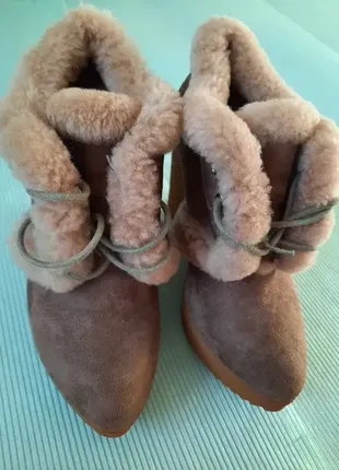 Зимние теплые ботиночки1 фото