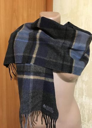Шерстяной шарф в клетку.германия!