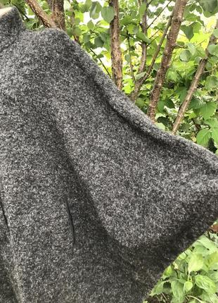 Шикарне пальто пончо кейп натуральна альпака5 фото
