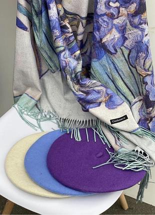 Кашеміровий шарф /палантин 🤍