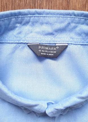 Теніска голуба блакитна primark англія, розмір  xs  s ,  на зріст 170 см на хлопчика5 фото