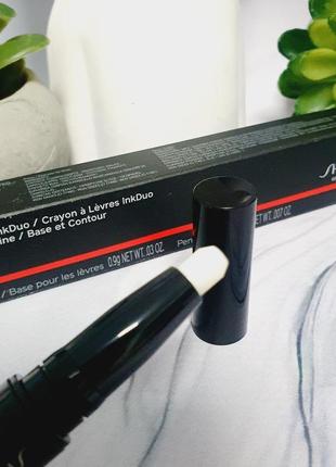 Оригінал олівець праймер для губ shiseido lip liner inkduo 11 plum оригинал карандаш бальзам для губ5 фото