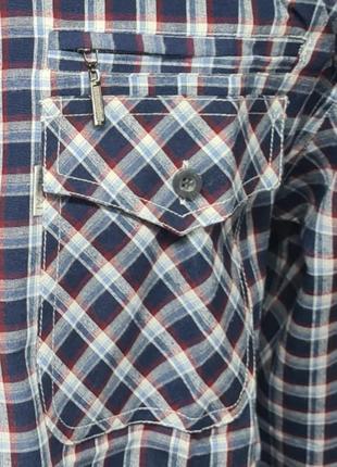 Рубашка мужская с карманами хлопок7 фото