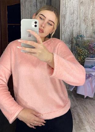 Рожева тепла кофта 4