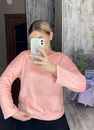 Рожева тепла кофта 7
