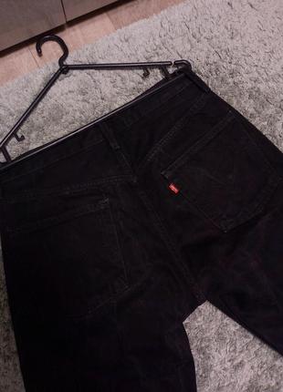 Джинсы штаны брюки черные levis 501 wpl 423 black fade 30/30 mens men selvedge black jeans джинса7 фото