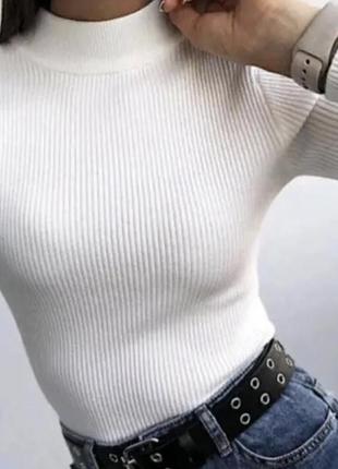 Жіночий светр рубчик 42-46 (в кольорах)