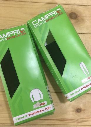 Термобілизна комплект лонгслів кофта і лосини підштаники термік campri унісекс