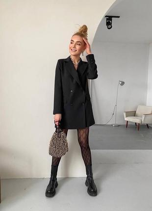 Платье пиджак длинный пиджак