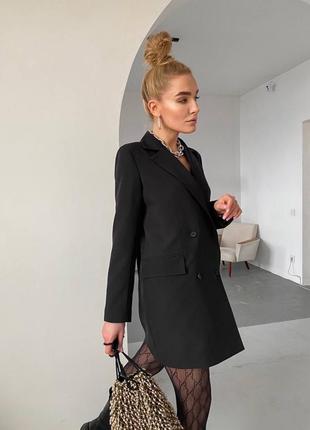 Платье пиджак длинный пиджак
