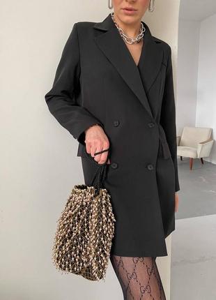 Платье пиджак длинный пиджак
