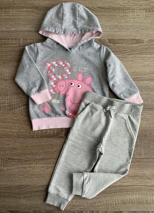 Набір худі pepa pig та штани f&f