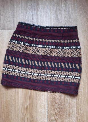 Мини-юбка сток.