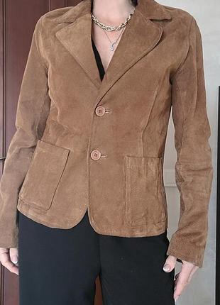 Піджак жакет куртка замша натуральна