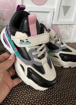 Распродажа!!️‼️кожаные кроссовки на осень