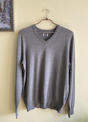 Пуловер, джемпер сірий м-л розмір