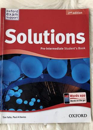 Підручник «solutions» з англійської мови