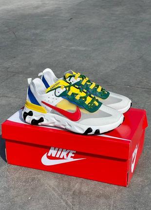 Кросівки react element ‘87 ‘yellow blue red’ кроссовки