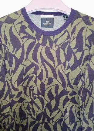 Мужской джемпер свитер лонгслив scotch&soda tell no tales amsterdam couture
