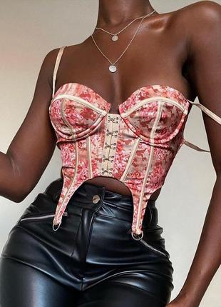 Розпродаж oh polly  топ корсетний asos звабливий