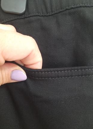 Натуральні штани на резинке заужени к низу большой розмер7 фото