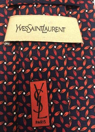 Шовкова краватка  yves saint laurent8 фото