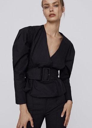 Блуза під пояс zara s-m