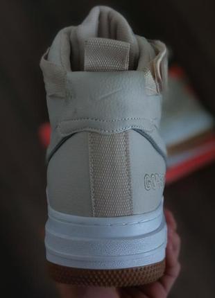 Кросівки nike air force 1 gore-tex beige3 фото