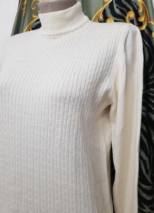 Шерсть! изумительный мягкий и теплый свитер вязка косы италия.2 фото