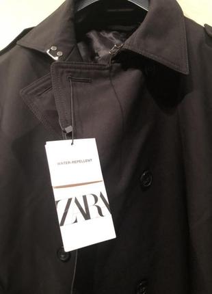 Чоловічий класичний тренч zara2 фото