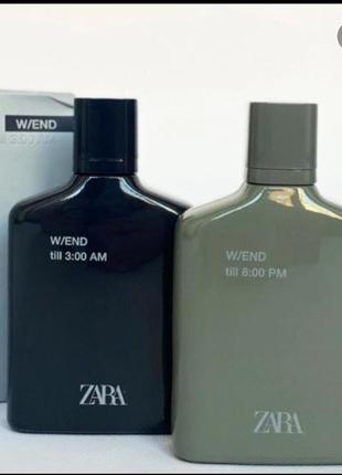 Комплект духів zara w/end 3:00 & zara w/end 8:00⚜️місткість по 100 ml3 фото