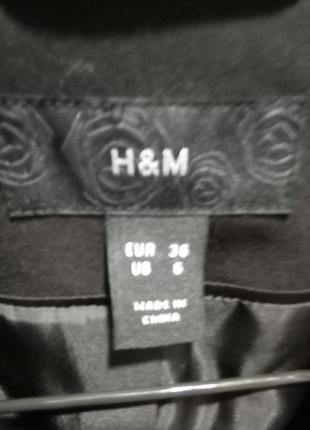 Шикарний базовий чорний піджак жакет h&m2 фото
