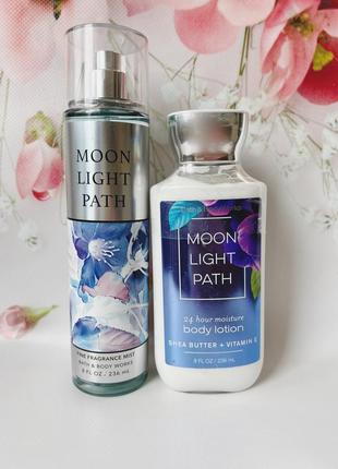 Набір міст + лосьон moon light path від bath and body works