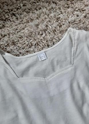 Базовая белая футболка с длинным рукавом, германия,  р. 50- 544 фото