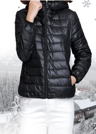 Теплый пуховик, стеганая куртка, итальянского бренда, ovs. рост 1641 фото