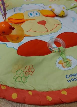 Развивающий детский коврик игровая площадка погремушки грызунки3 фото