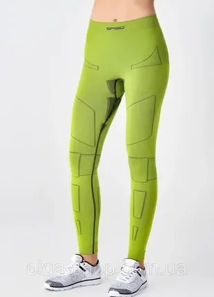 Термобелье штаны женские spaio ultimate w01 m лайм2 фото