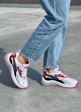 Кросівки puma rs-x ‘white red’