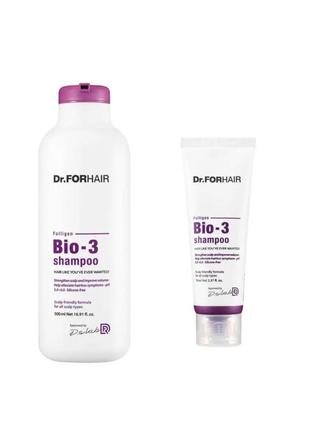 Шампунь проти випадіння волосся dr.forhair folligen bio 3 shampoo 500 мл