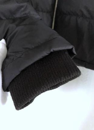 Стильная черная куртка пух+ перо от noisy may(дания)6 фото