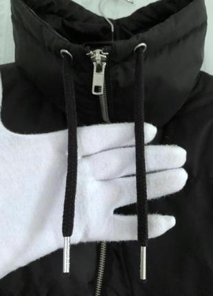 Стильная черная куртка пух+ перо от noisy may(дания)5 фото