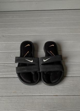 Тапки тапочки шльопки шльопанці nike ultra comfort slide black2 фото