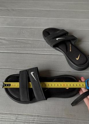 Тапки тапочки шльопки шльопанці nike ultra comfort slide black6 фото