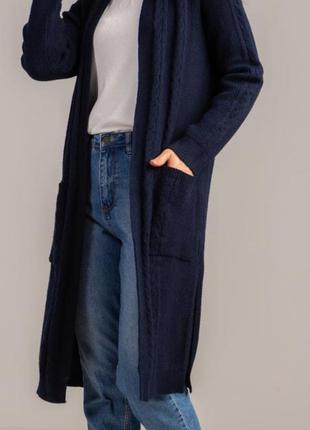 Стильный,деловой,очень теплый,плотный,толстый базовый кардиган-пальто louise orop