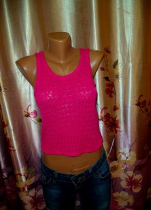 Яскрава майка кроп-топ. малина.