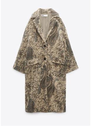 Пальто вовняне zara лімітована колекція