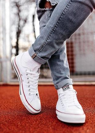 Жіночі кеди converse white black & red lines

женские кеди конверси3 фото